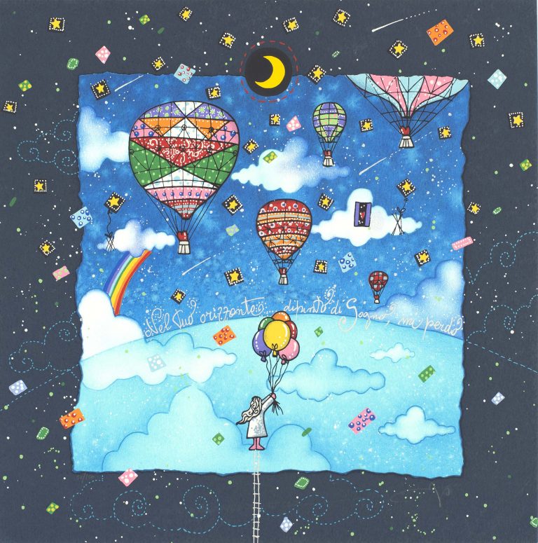 Nel tuo orizzonte dipinto di sogno mi perdo