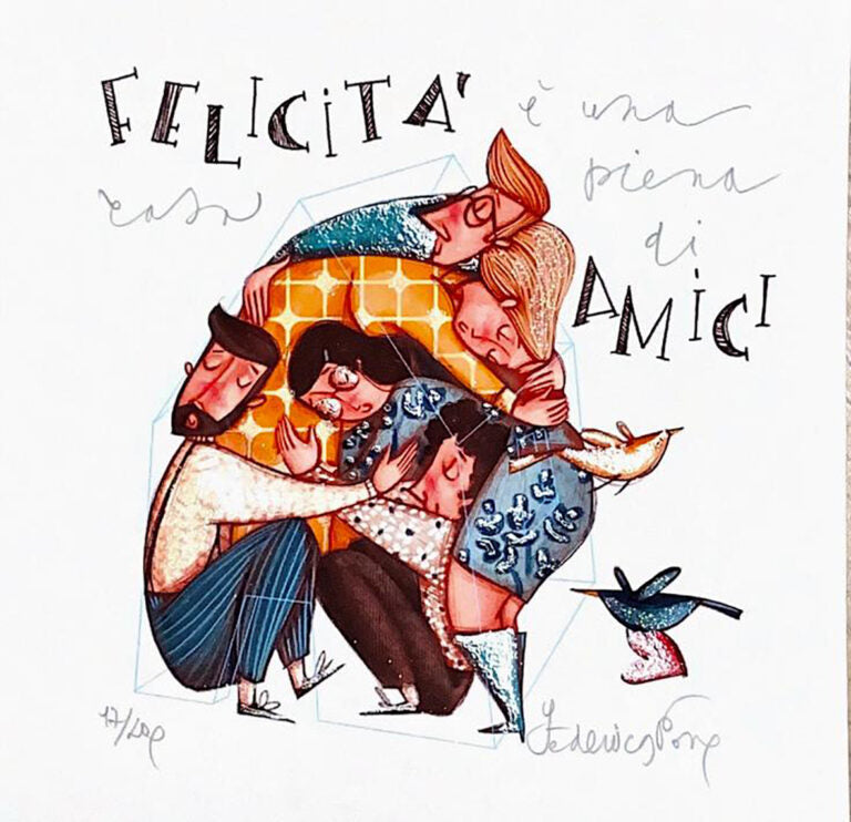 Felicità è una casa piena di amici