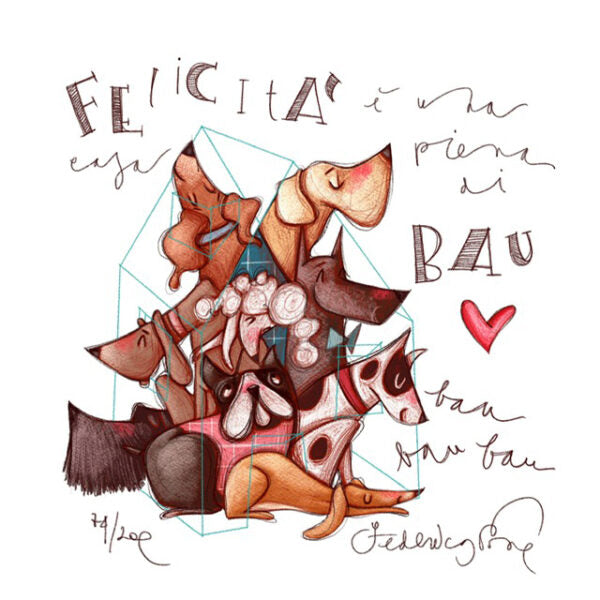 Felicità è una casa piena di bau