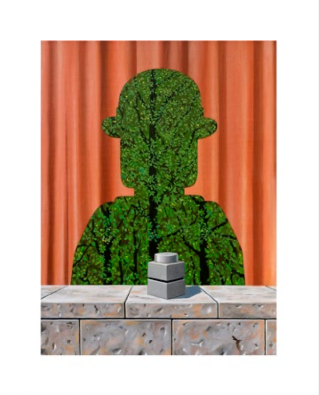 L’uomo e la foresta - René Magritte